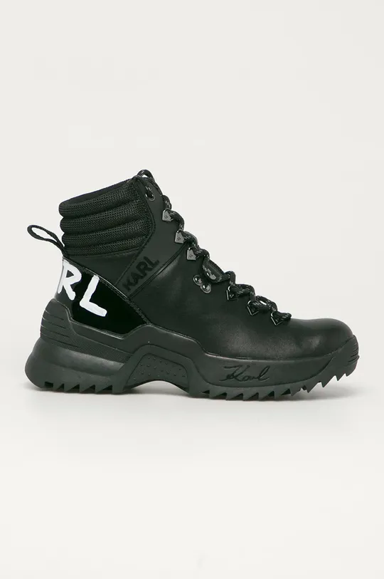 čierna Karl Lagerfeld - Kožená obuv Dámsky
