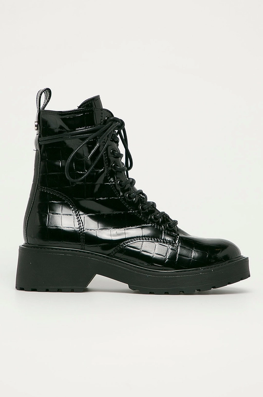 czarny Steve Madden - Workery skórzane Tornado Damski