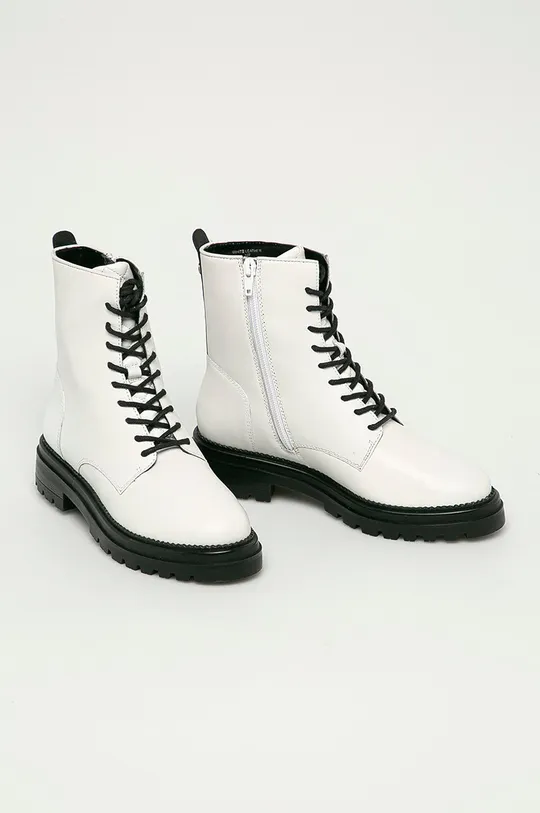 Steve Madden - Členkové topánky Nuvo biela