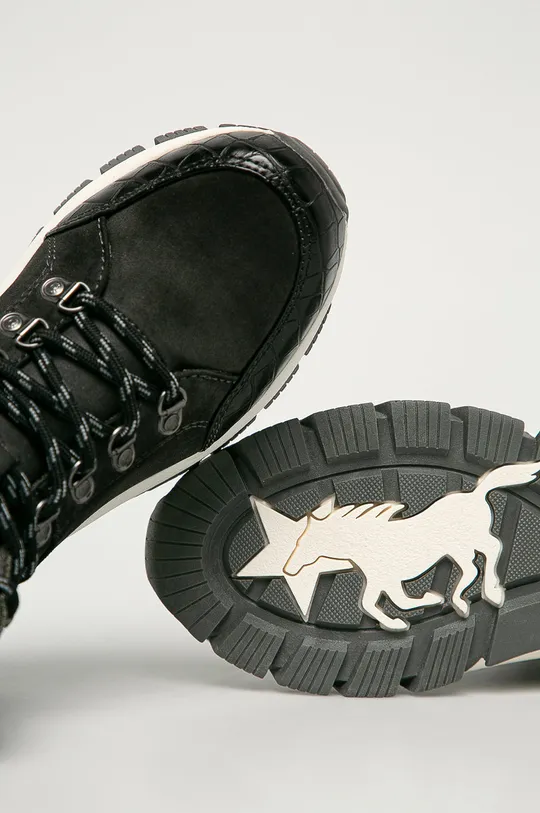sivá Mustang - Členkové topánky