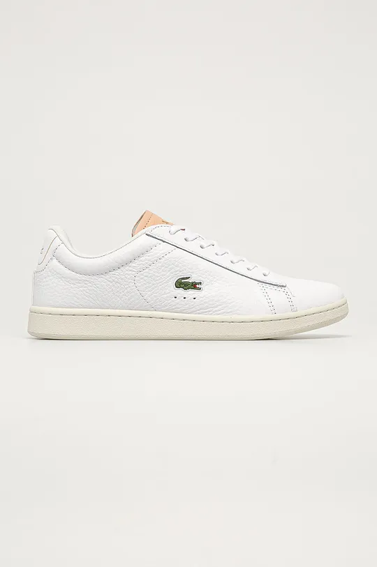 biały Lacoste - Buty skórzane 740SFA001183J Damski