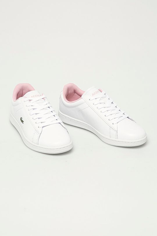 Lacoste - Kožené boty bílá