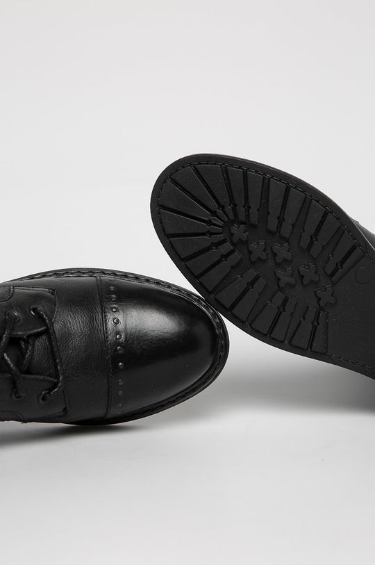 čierna Levi's - Kožené členkové topánky