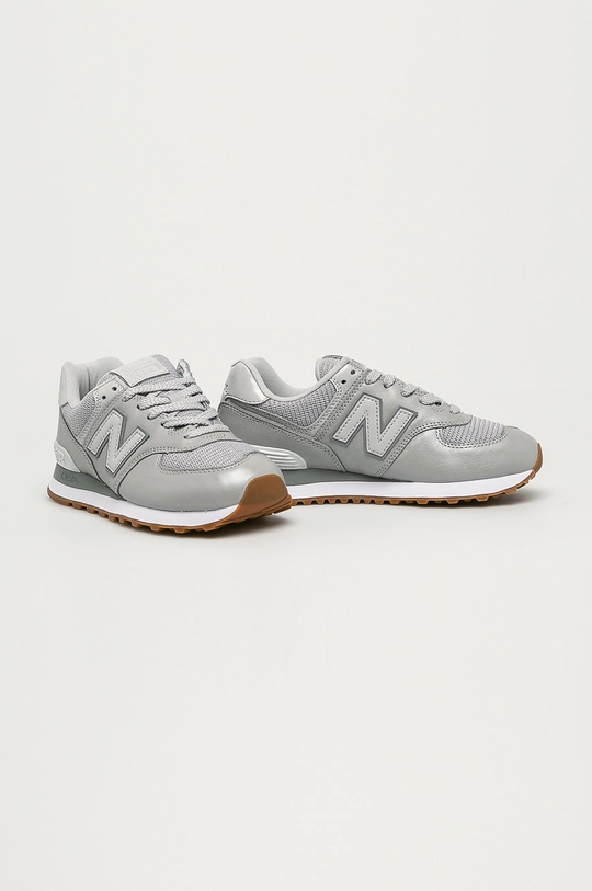 New Balance - Buty WL574PMA szary