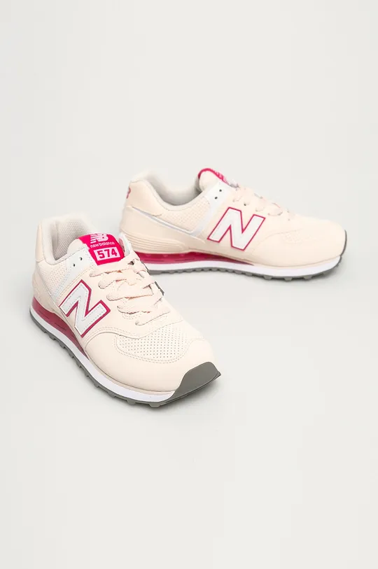 New Balance - Topánky WL574EUC ružová