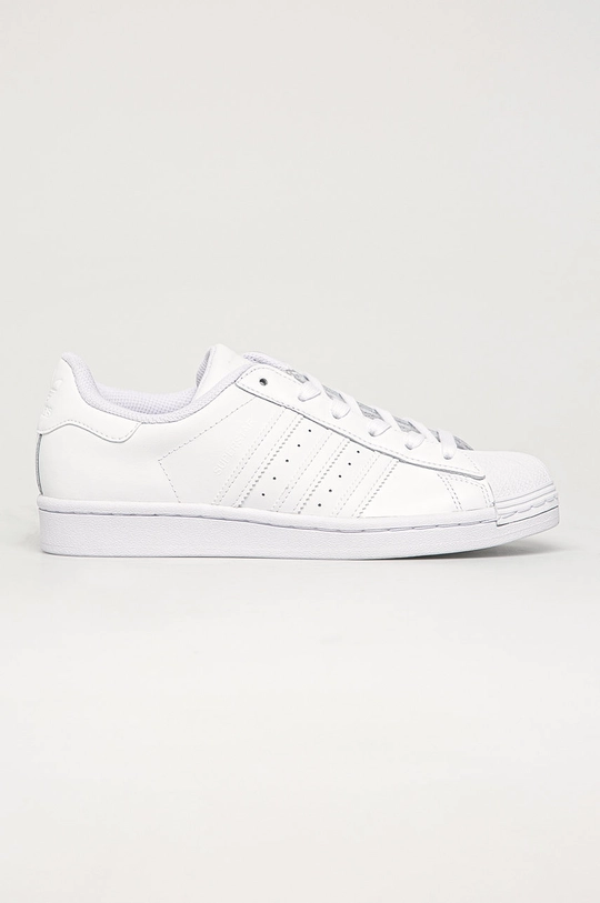 alb adidas Originals ghete de piele Superstar EG4960 De bărbați