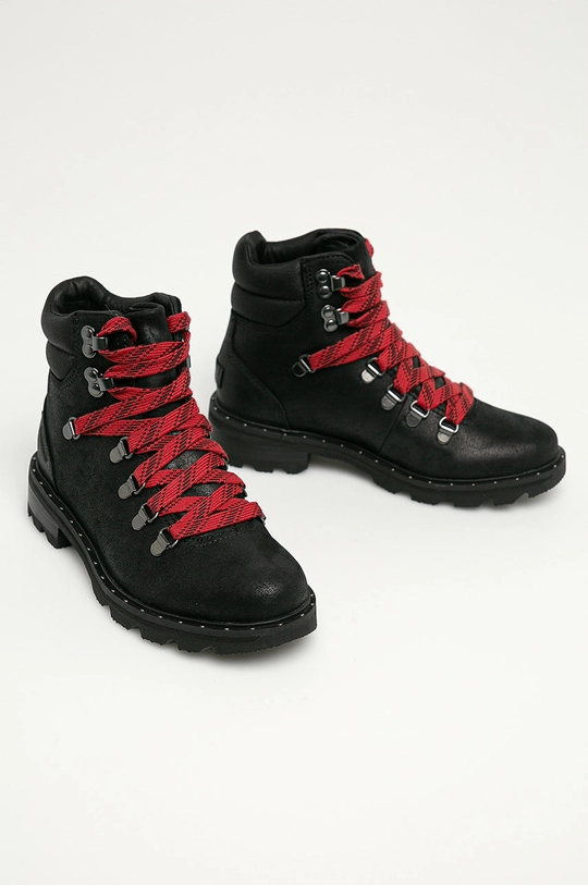 Sorel Шкіряні черевики Lennox Hiker чорний