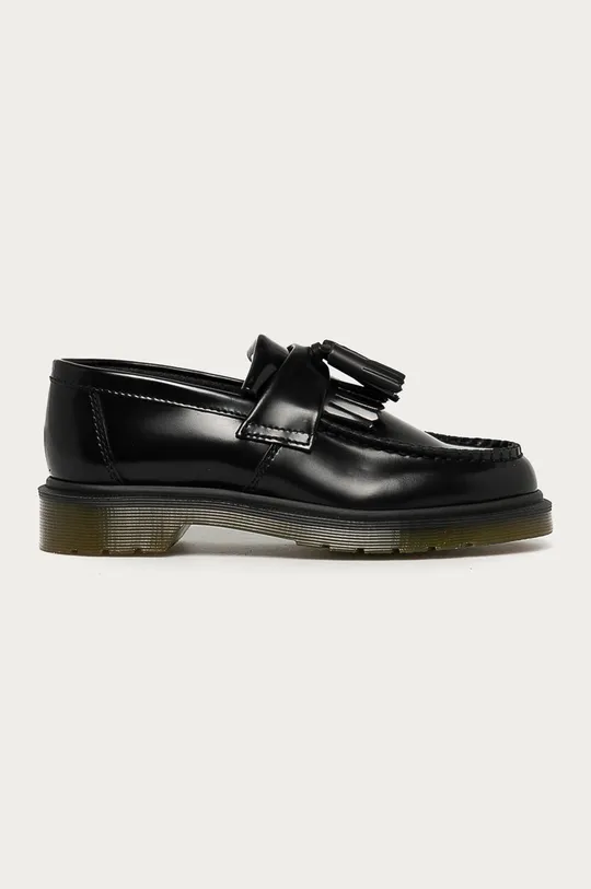black Dr. Martens leather loafers Women’s
