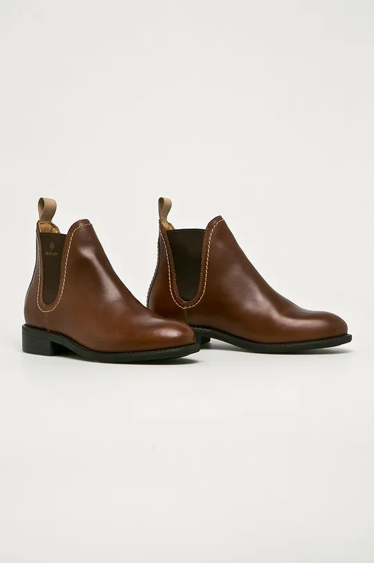 Gant - Шкіряні черевики Ainsley коричневий
