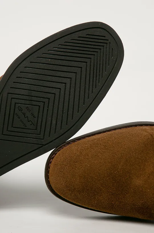 коричневий Gant - Замшеві черевики Fayy