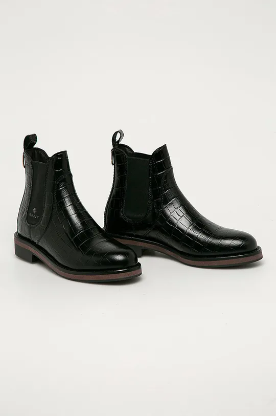 Gant - Шкіряні черевики Maliin чорний