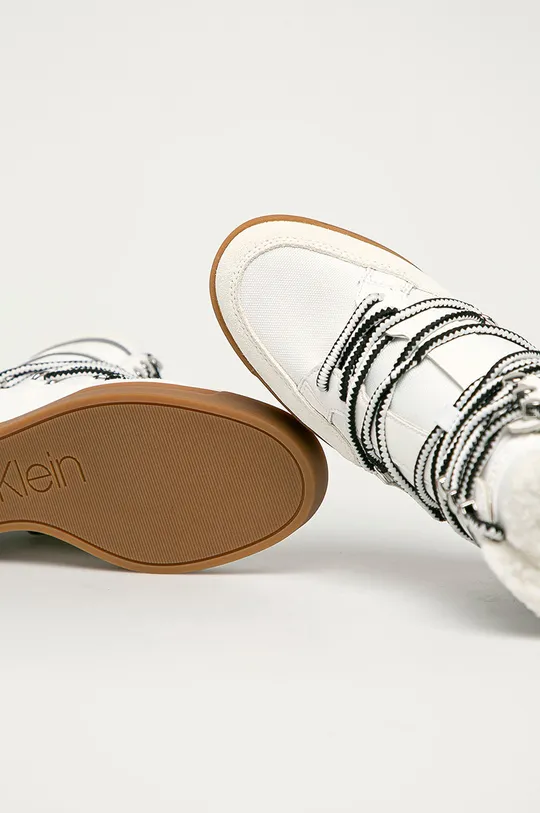 biela Calvin Klein - Členkové topánky