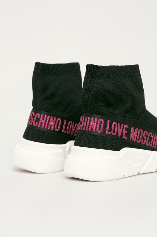 černá Love Moschino - Boty