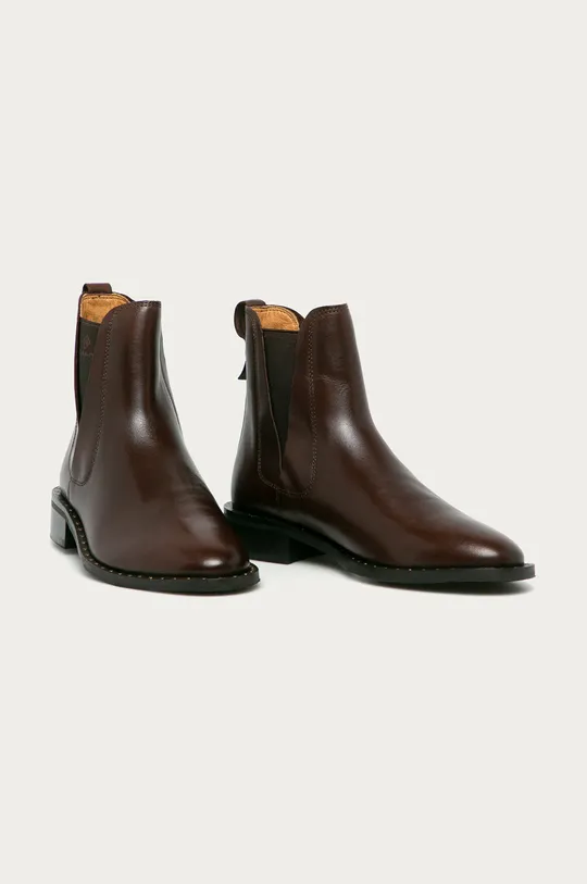 Gant - Шкіряні черевики Hampton коричневий