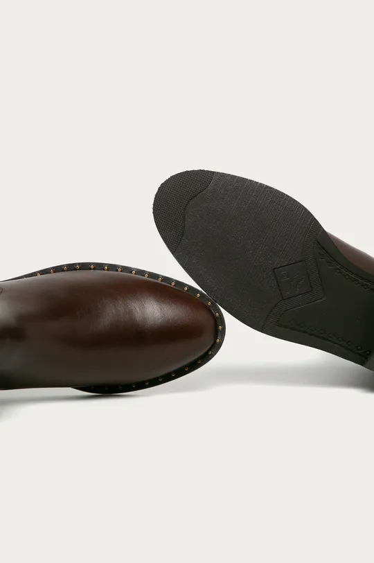 hnedá Gant - Kožené topánky Chelsea Hampton
