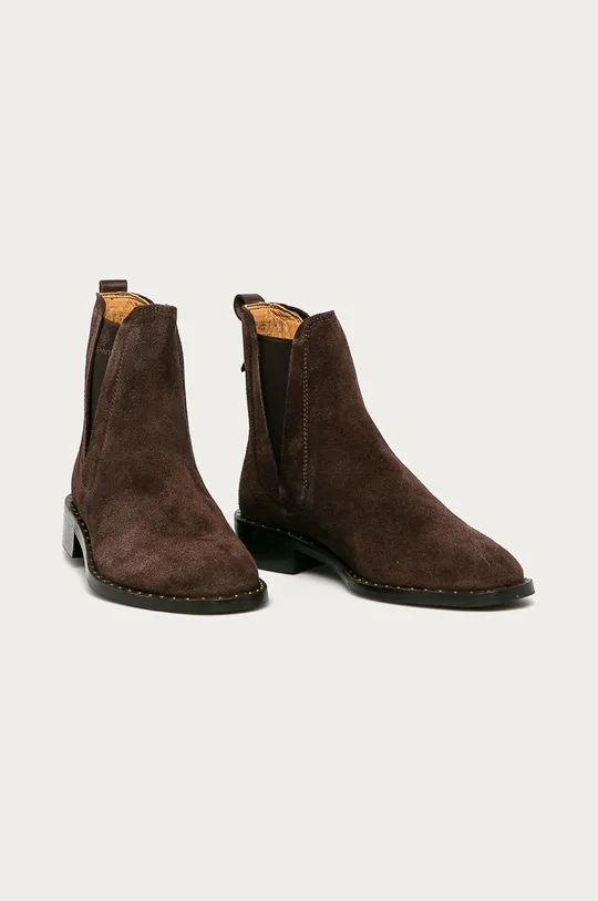 Gant - Замшеві черевики Hampton коричневий