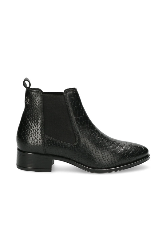 čierna Mexx - Kožené členkové topánky Ankle Boots Feli Dámsky