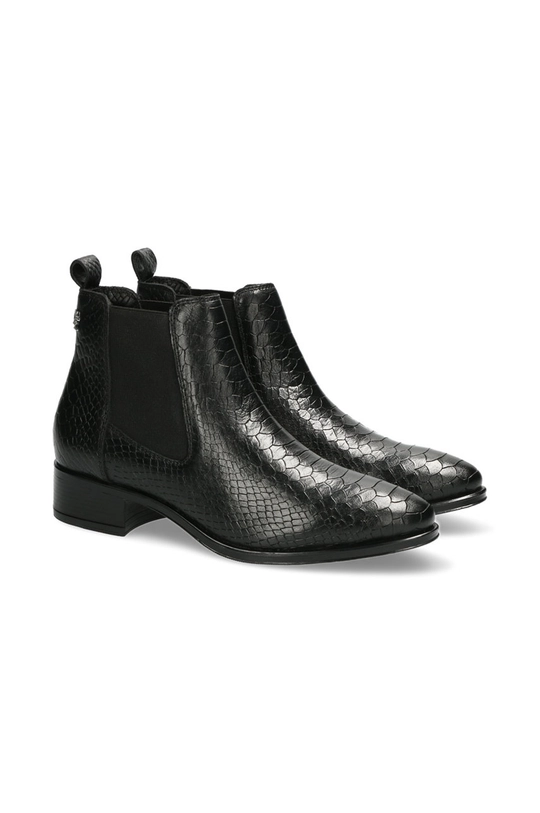 Mexx - Botki skórzane Ankle Boots Feli czarny