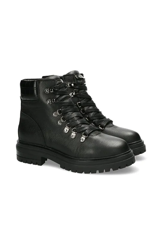 Mexx - Kožené členkové topánky Ankle Boots Fresh čierna