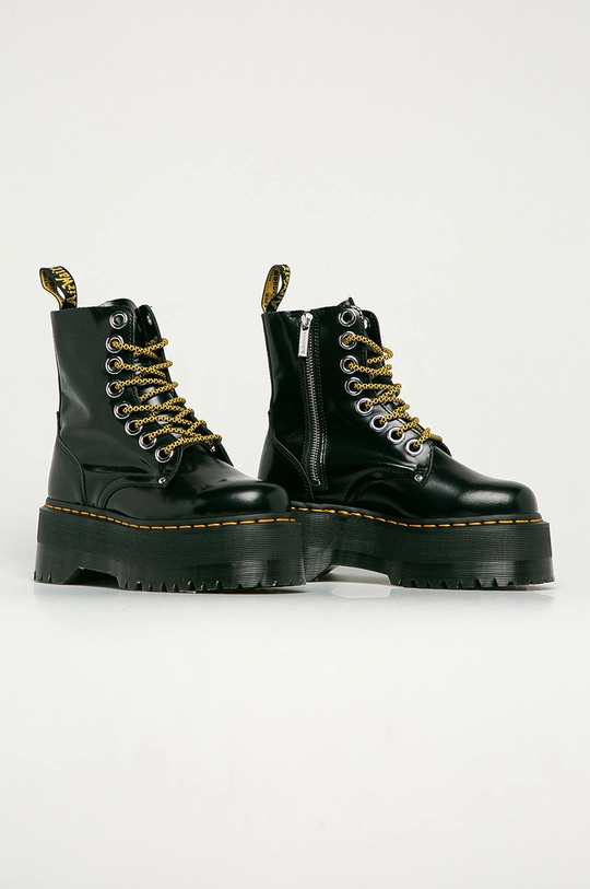 Dr. Martens leather biker boots Jadon Max black