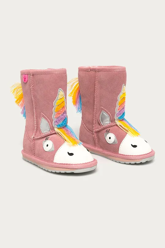 Emu Australia - Παιδικές μπότες χιονιού Magical Unicorn ροζ
