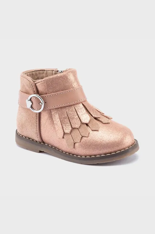 розовый Mayoral - Детские замшевые ботинки Для девочек