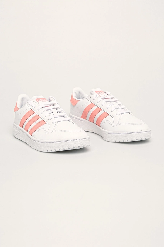 adidas Originals - Buty dziecięce Team Court J EG9089 biały