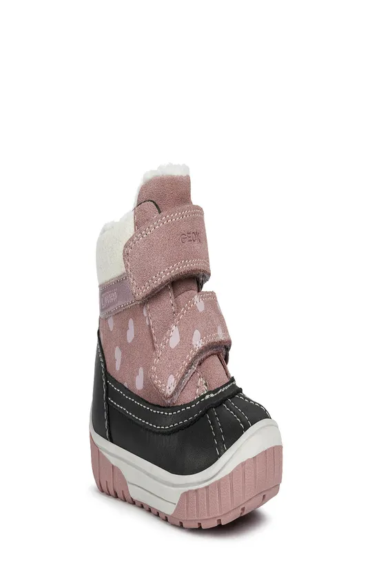 Geox Дитячі замшеві чоботи рожевий