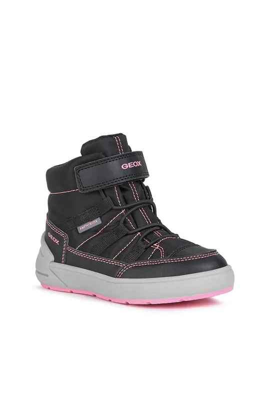 Geox - Дитячі черевики чорний