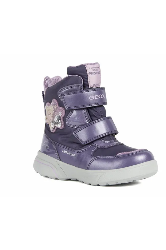 Geox - Дитячі чоботи фіолетовий