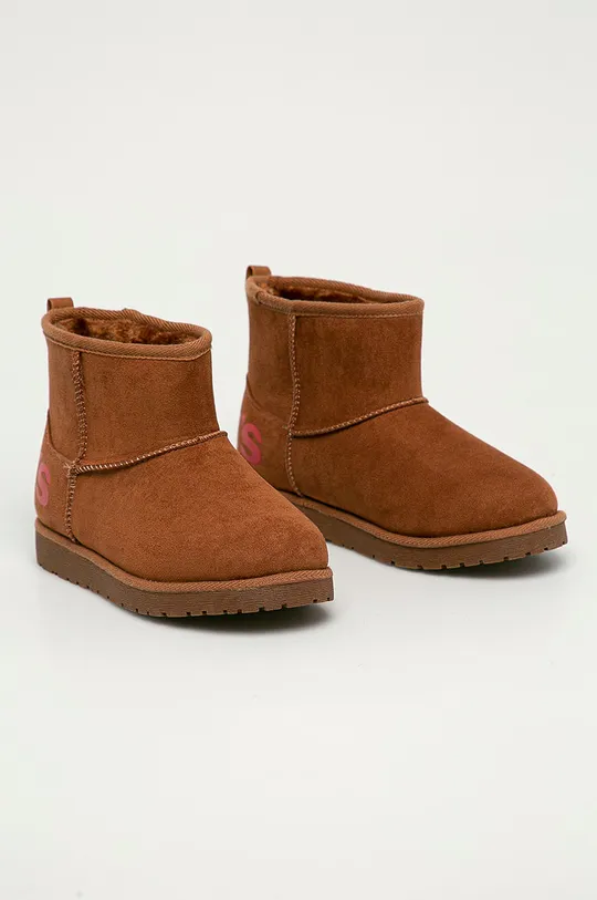 Levi's - Дитячі чоботи коричневий