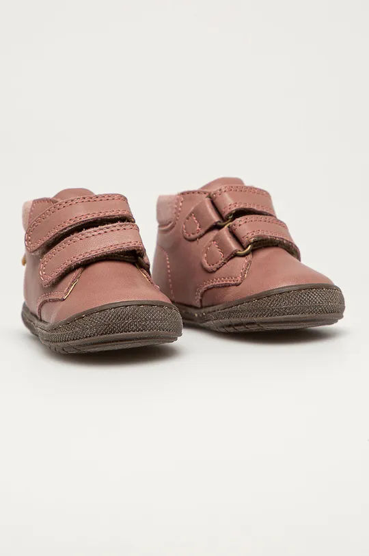 Primigi - Дитячі шкіряні кросівки рожевий