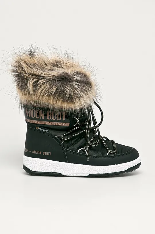 crna Moon Boot Dječje cipele za snijeg Monaco Low Wp Za djevojčice