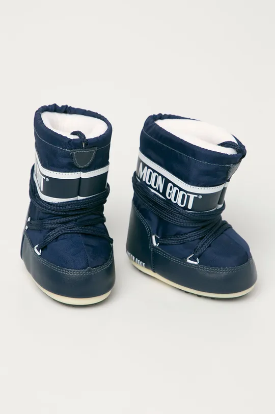 Moon Boot stivali da neve bambini blu navy