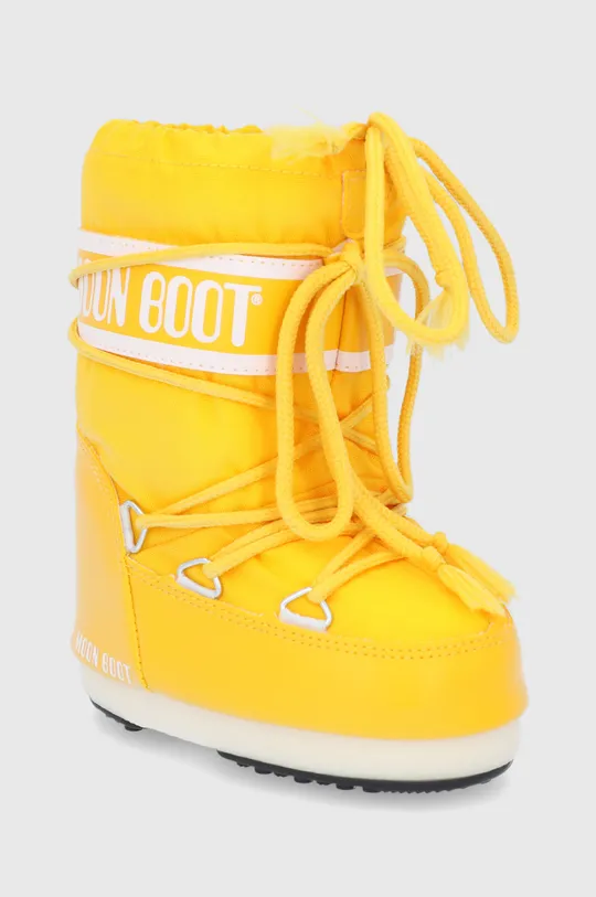 Moon Boot - Дитячі чоботи Classic Nylon жовтий