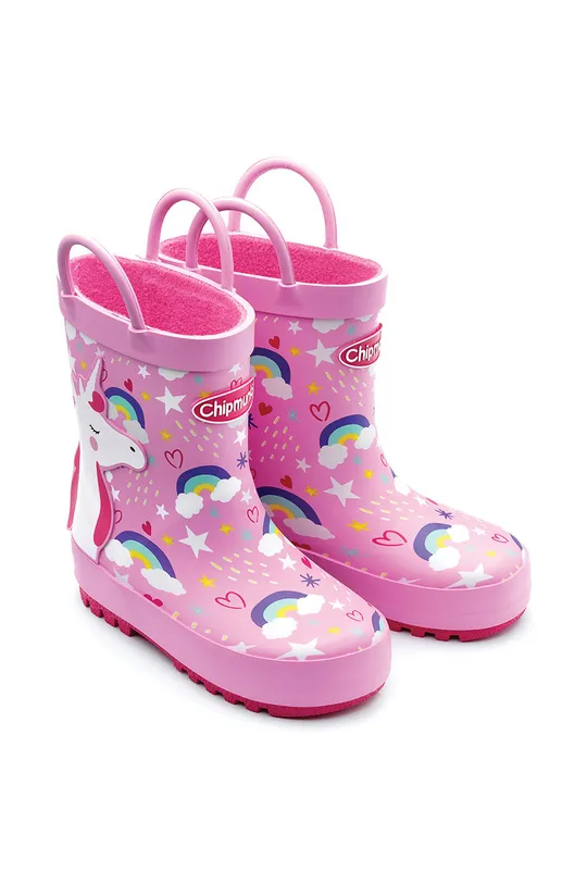 рожевий Chipmunks - Дитячі гумові чоботи Olympia Для дівчаток