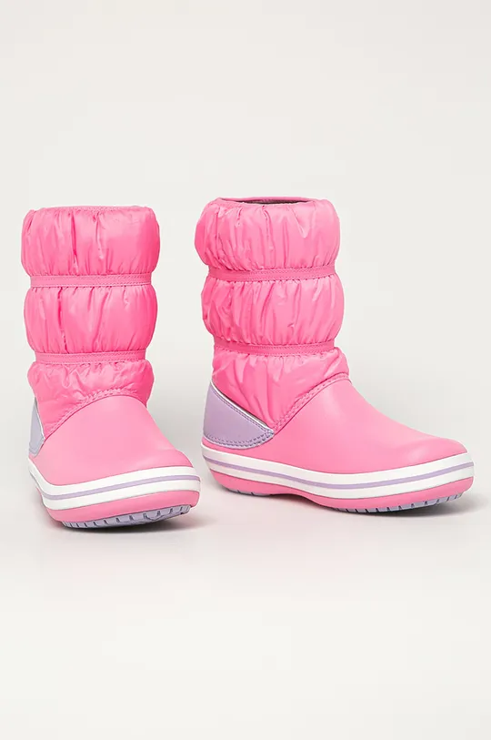 Crocs - Дитячі чоботи рожевий
