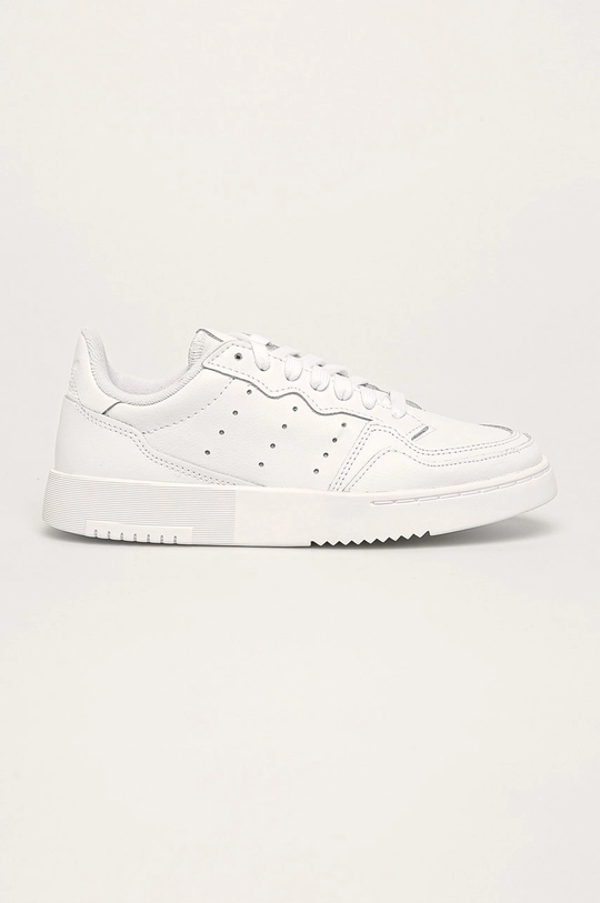 biały adidas Originals - Buty dziecięce Supercourt J EE7726 Dziecięcy