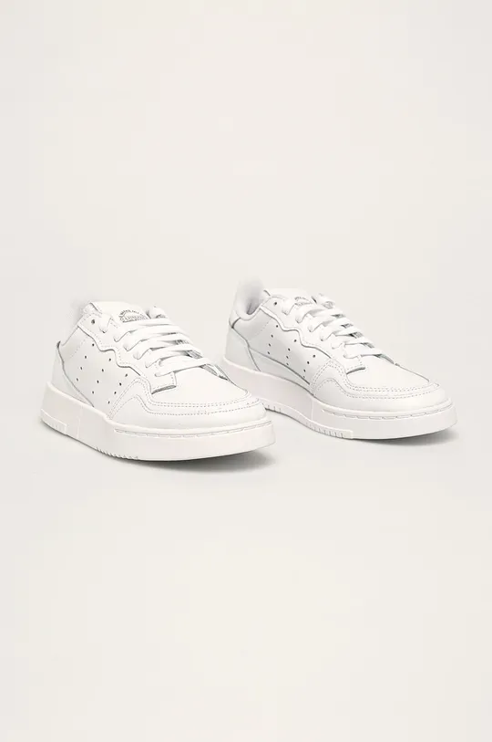 adidas Originals - Buty dziecięce Supercourt J EE7726 biały