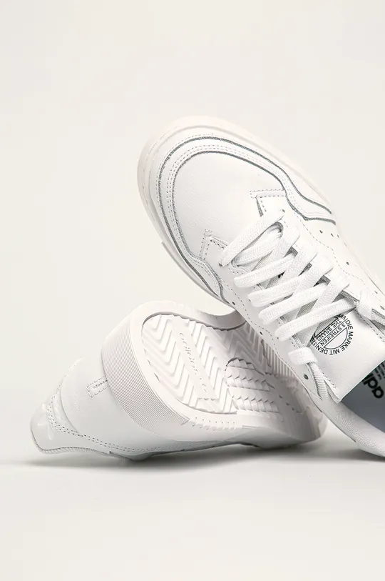 biela adidas Originals - Detské topánky Supercourt J EE7726
