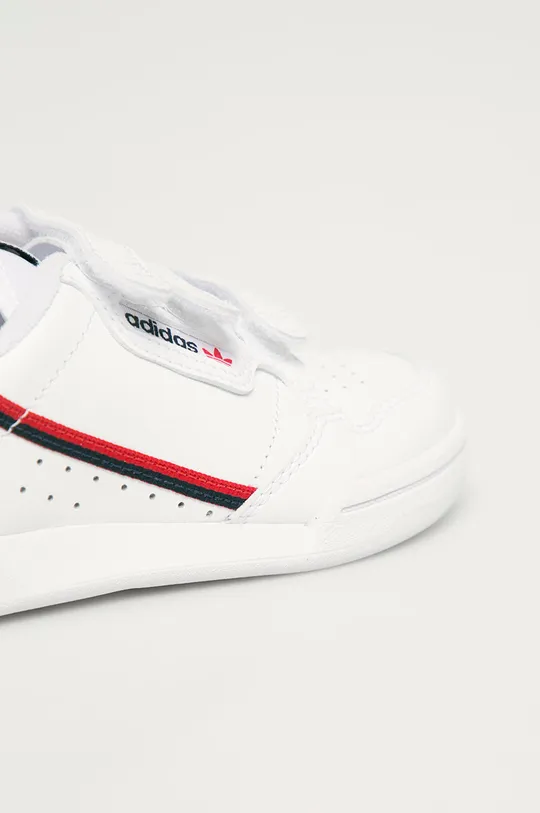 bela adidas Originals otroški čevlji Continental 80 CF C