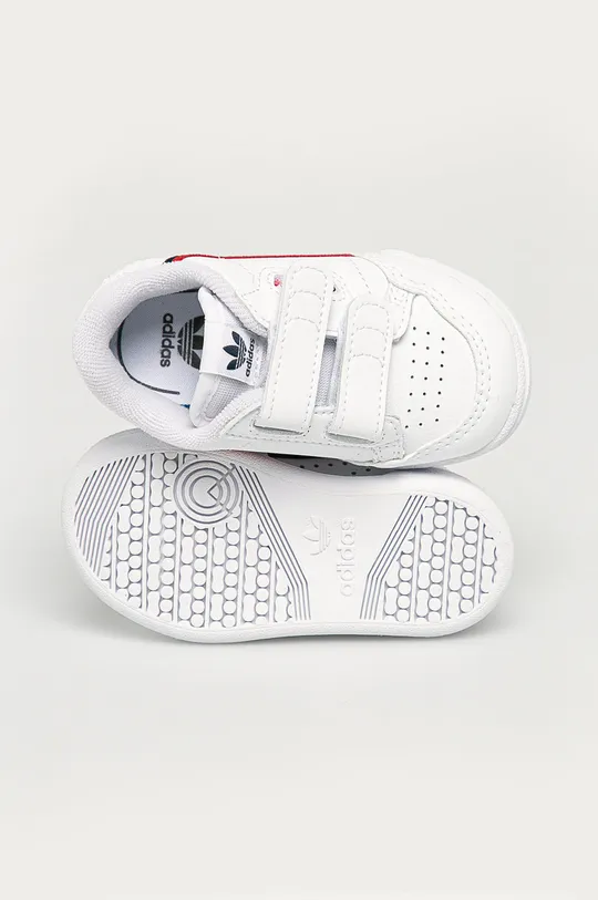 bílá adidas Originals - Dětské boty Continental 80 CF I EH3230