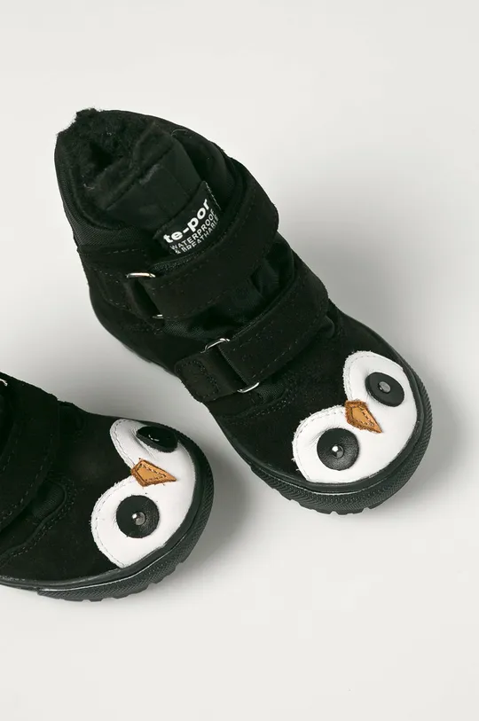 čierna Mrugała - Detské topánky
