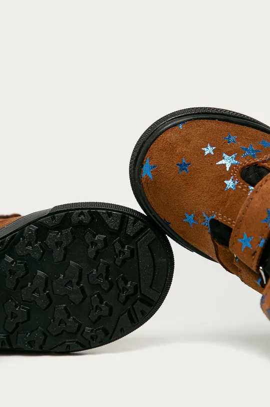 коричневий Mrugała - Дитячі замшеві кросівки