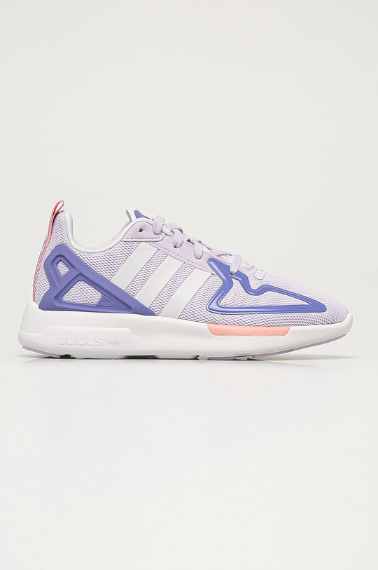 fialová adidas Originals - Detské topánky ZX 2K Flux FW1907 Detský