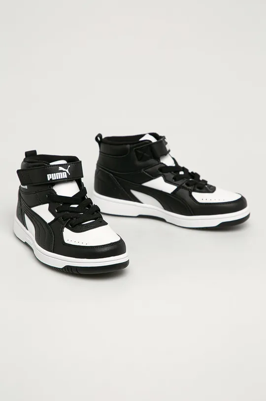 Puma - Detské topánky Rebound 374688 čierna
