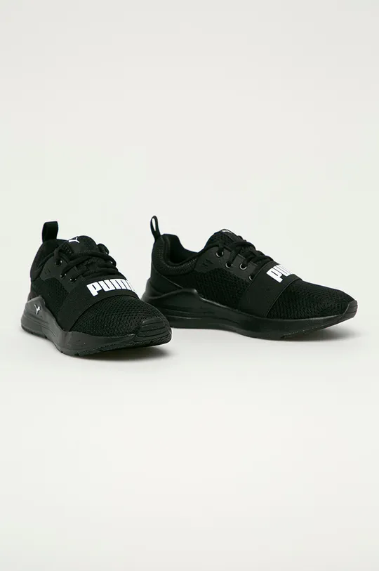 Puma - Buty dziecięce Wired Run Jr 374214 czarny