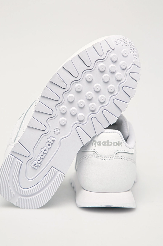 Reebok Classic - Детские кожаные кроссовки Classic 50172  Голенище: Натуральная кожа Внутренняя часть: Текстильный материал Подошва: Синтетический материал