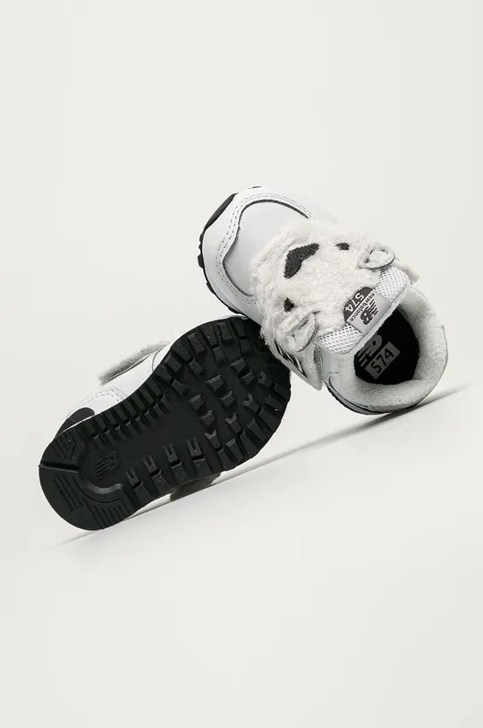 biela New Balance - Detské topánky IV574AQB