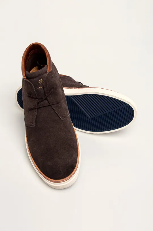 hnedá Gant - Kožená obuv Prepville